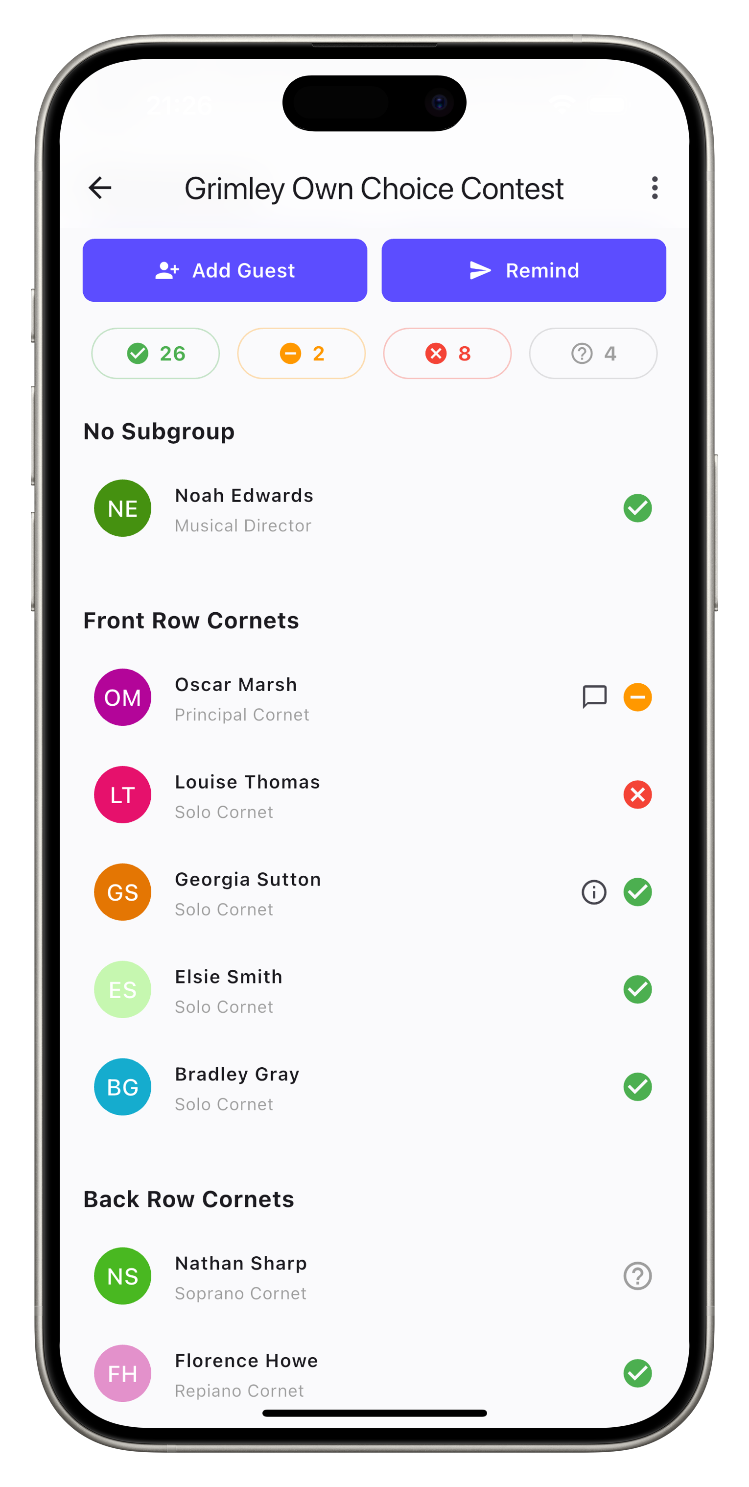 Vento mobile screenshot